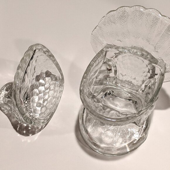 L.E. Smith Turkey Covered Dish - Clear Glass - Picture 10 of 10